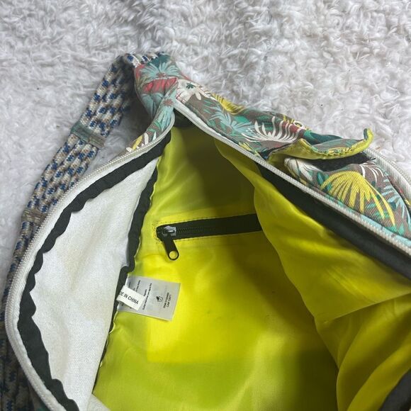 Kavu Rope canvas sling back multi color tropical prints .